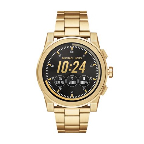 michael kors horloge heren oranje|michael kors horloge dames smartwatch.